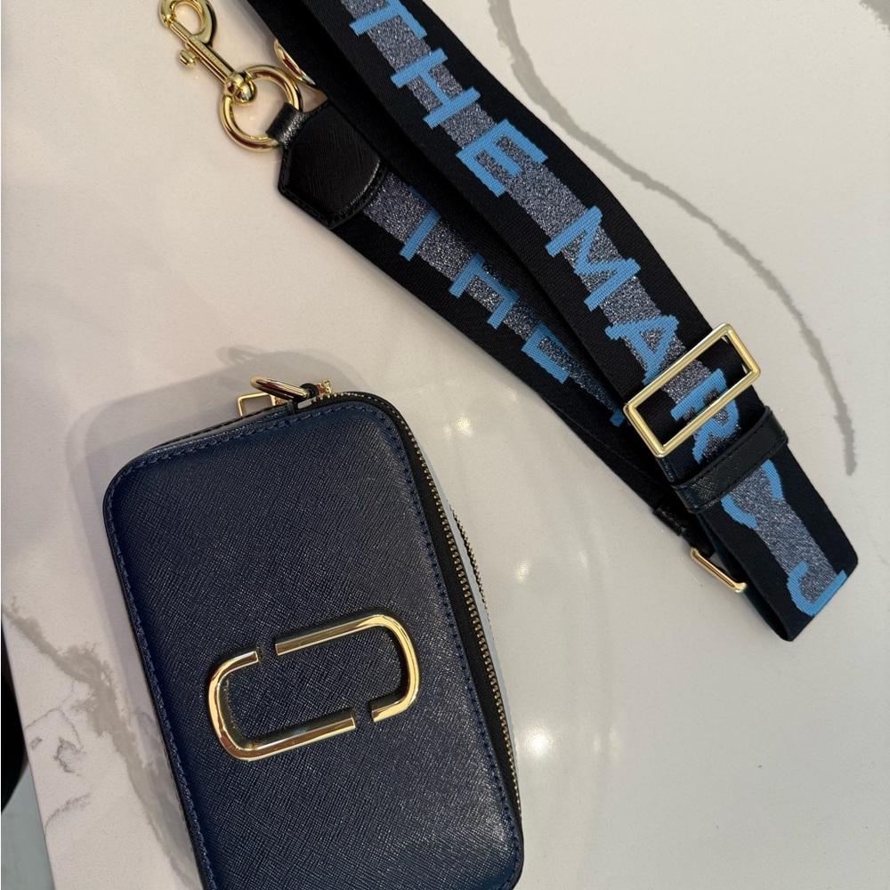 Marc Jacobs Snapshot Crossbody with Gold Hardware